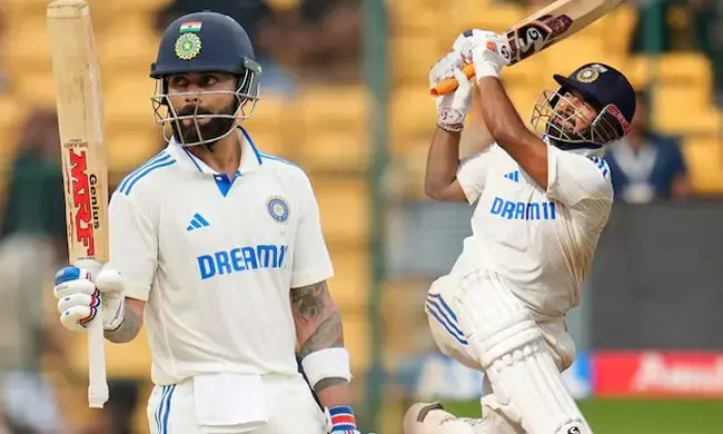 ಐಸಿಸಿ ಟೆಸ್ಟ್ ರ‍್ಯಾಂಕಿಂಗ್ | ವಿರಾಟ್ ಕೊಹ್ಲಿ ಅವರನ್ನು ಹಿಂದಿಕ್ಕಿದ ರಿಷಭ್ ಪಂತ್