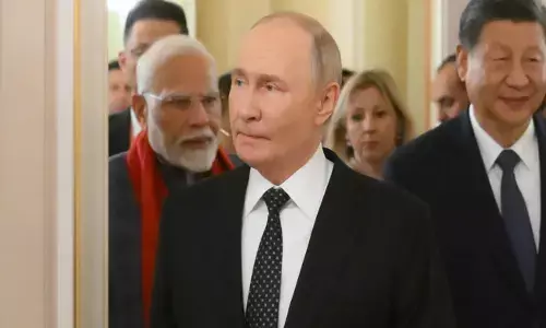 ಪಾಶ್ಚಿಮಾತ್ಯ ಪ್ರಾಬಲ್ಯವನ್ನು ಎದುರಿಸಲು ಹೊಸ ವ್ಯವಸ್ಥೆ ಅತ್ಯಗತ್ಯ : ಬ್ರಿಕ್ಸ್ ಶೃಂಗಸಭೆಯಲ್ಲಿ ರಶ್ಯ ಅಧ್ಯಕ್ಷ ಪುಟಿನ್ ಪ್ರತಿಪಾದನೆ