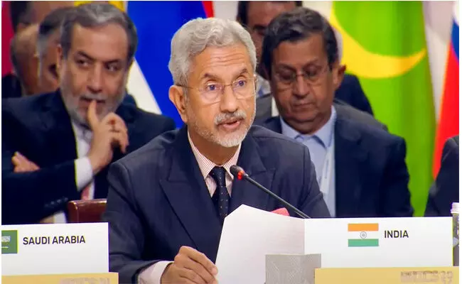 ಮಧ್ಯಪ್ರಾಚ್ಯ ಸಂಘರ್ಷ ವ್ಯಾಪಕಗೊಳ್ಳುವ ಅಪಾಯ : ಬ್ರಿಕ್ಸ್ ಶೃಂಗಸಭೆಯಲ್ಲಿ ಜೈಶಂಕರ್