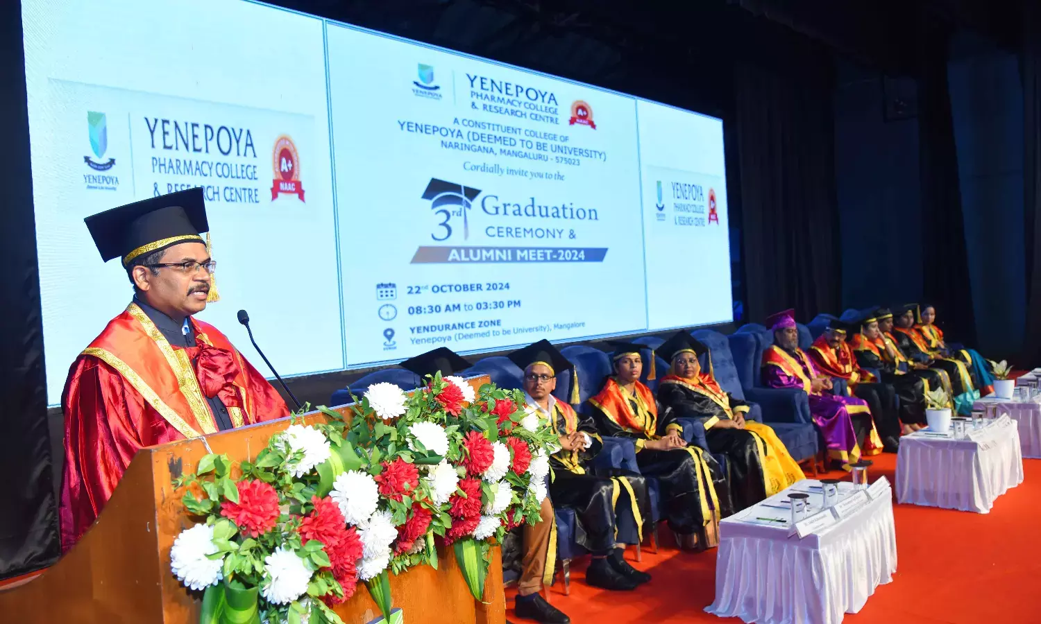 ಯೆನೆಪೋಯ ಫಾರ್ಮಸಿ ಕಾಲೇಜಿನಲ್ಲಿ ಪದವಿ ಪ್ರದಾನ ಸಮಾರಂಭ