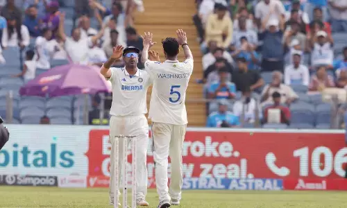 ವಾಶಿಂಗ್ಟನ್ ಸುಂದರ್ ಗೆ ಕ್ಲೀನ್ ಬೌಲ್ಡ್ ಆದ ಕಿವೀಸ್ | 259ಕ್ಕೆ ಆಲೌಟ್