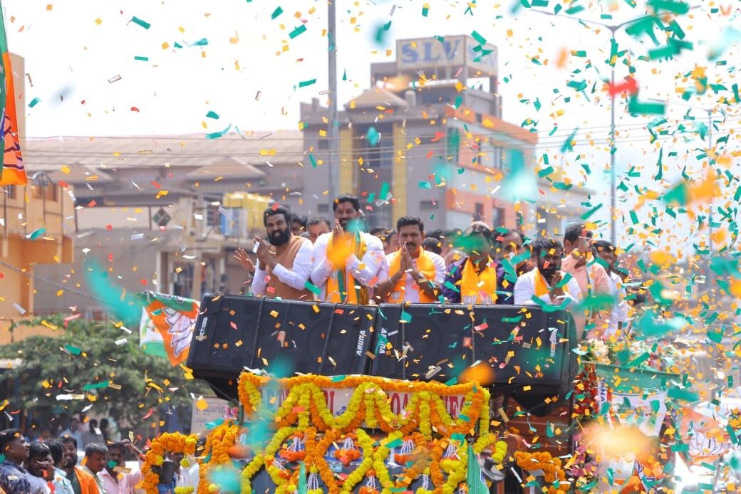 ಚನ್ನಪಟ್ಟಣ, ಶಿಗ್ಗಾಂವಿ, ಸಂಡೂರಿನಲ್ಲಿ ಎನ್‍ಡಿಎ ಶಕ್ತಿ ಪ್ರದರ್ಶನ