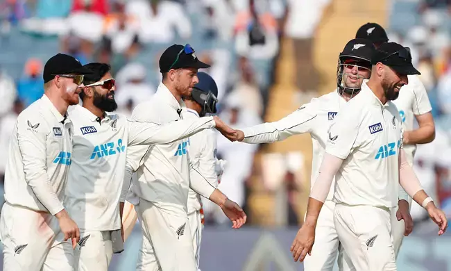 ಸ್ವದೇಶದಲ್ಲಿ ಭಾರತದ ಅಜೇಯ ಗೆಲುವಿನ ಓಟಕ್ಕೆ ಕಿವೀಸ್ ಕಡಿವಾಣ