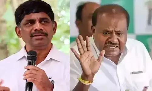 ಕುಮಾರಸ್ವಾಮಿ ಆರೋಪ ಮಾಡುವುದನ್ನು ಬಿಟ್ಟು ಚುನಾವಣೆ ಎದುರಿಸಲಿ : ಡಿ.ಕೆ.ಸುರೇಶ್