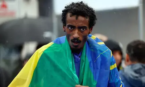 ಪುರುಷರ ಹಾಫ್ ಮ್ಯಾರಥಾನ್ | ವಿಶ್ವ ದಾಖಲೆ ಮುರಿದ ಇಥಿಯೋಪಿಯಾದ ಕೆಜೆಲ್ಚಾ