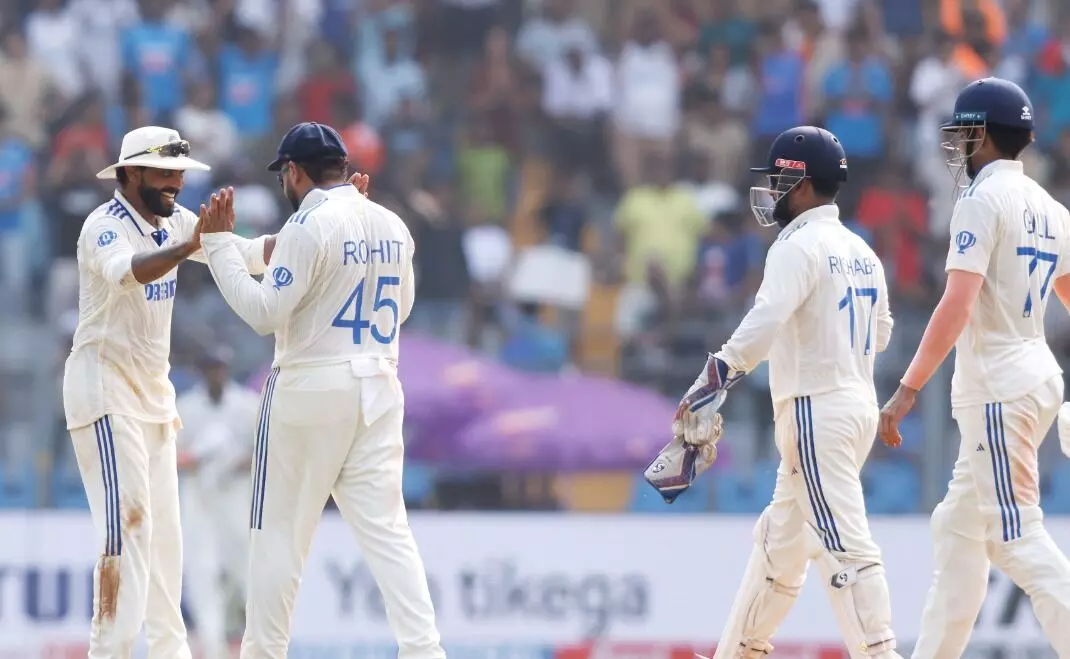 Indian cricket team celebration