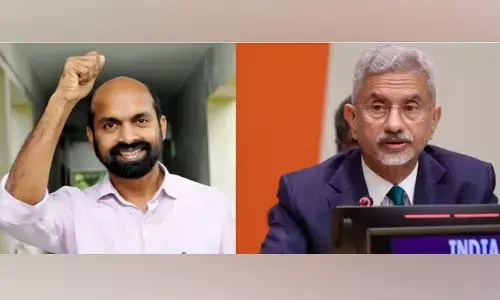 CPI(M) Rajya Sabha MP Dr V Sivadasan and External Affairs Minister S Jaishankar