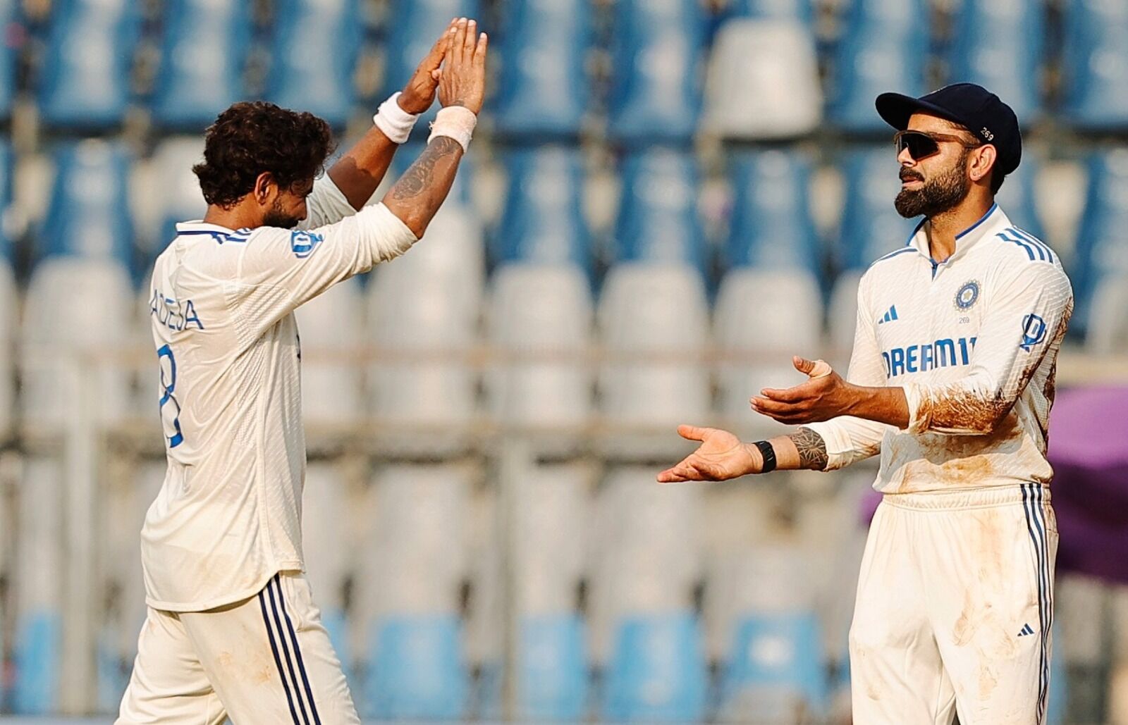 Photo of Jadeja and Virat Kohli