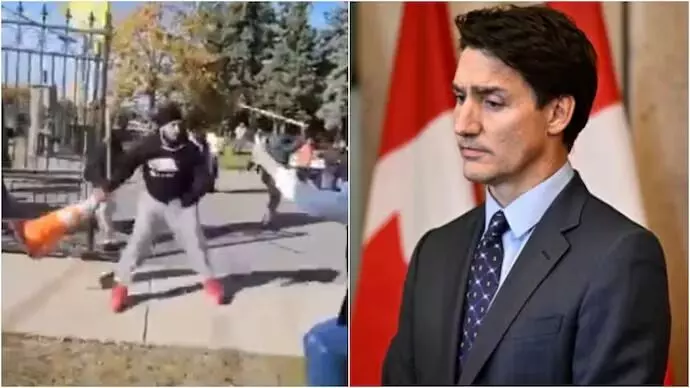 ಕೆನಡಾದ ಹಿಂದೂ ದೇವಾಲಯದಲ್ಲಿ ಭಕ್ತರ ಮೇಲೆ ದಾಳಿ; ಜಸ್ಟಿನ್ ಟ್ರುಡೊ ಪ್ರತಿಕ್ರಿಯಿಸಿದ್ದು ಹೀಗೆ... ಕೆನಡಾದ ಹಿಂದೂ ದೇವಾಲಯದಲ್ಲಿ ಭಕ್ತರ ಮೇಲೆ ದಾಳಿ; ಜಸ್ಟಿನ್ ಟ್ರುಡೊ ಪ್ರತಿಕ್ರಿಯಿಸಿದ್ದು ಹೀಗೆ...