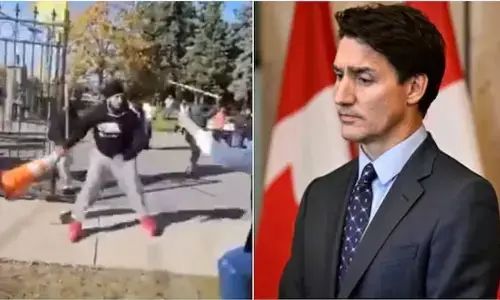 ಕೆನಡಾದ ಹಿಂದೂ ದೇವಾಲಯದಲ್ಲಿ ಭಕ್ತರ ಮೇಲೆ ದಾಳಿ; ಜಸ್ಟಿನ್ ಟ್ರುಡೊ ಪ್ರತಿಕ್ರಿಯಿಸಿದ್ದು ಹೀಗೆ...