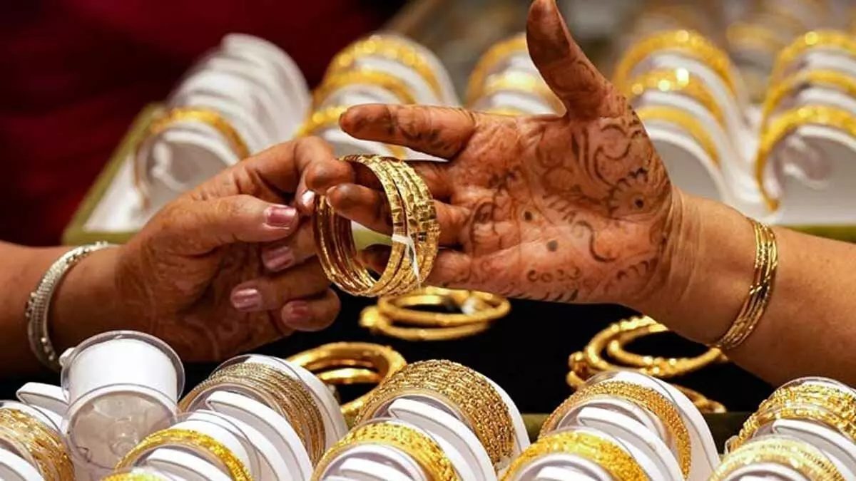 Photo of gold jewellery