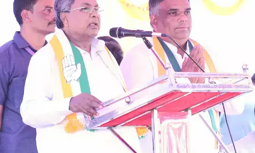 Election campaign by Siddaramaiah in Shiggavi