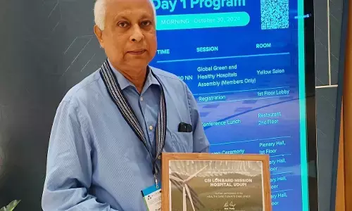 ಉಡುಪಿ| ಮಿಷನ್ ಆಸ್ಪತ್ರೆಗೆ ಗ್ಲೋಬಲ್ ಗ್ರೀನ್ - ಹೆಲ್ತಿ ಹಾಸ್ಪಿಟಲ್ಸ್ ನೆಟ್‌ವರ್ಕ್ ಪ್ರಶಸ್ತಿ