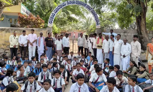 Photo of Students protest