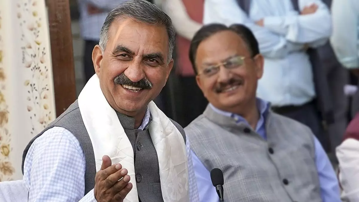 Photo of Himachal Pradesh Chief Minister Sukhvinder Singh Sukhu Photo of Himachal Pradesh Chief Minister Sukhvinder Singh Sukhu