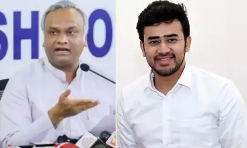 Photo of Priyank Kharge/Tejaswi Surya