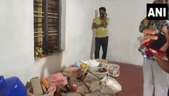 Photo of polce raid in Wayanad