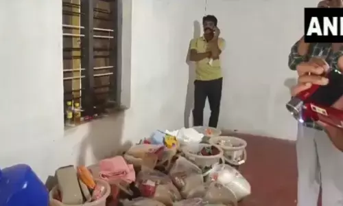 Photo of polce raid in Wayanad