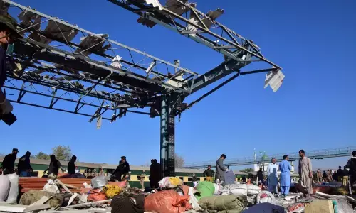 ಪಾಕಿಸ್ತಾನ: ರೈಲ್ವೇ ನಿಲ್ದಾಣದಲ್ಲಿ ಬಾಂಬ್ ಸ್ಫೋಟ; 25 ಮಂದಿ ಸಾವು