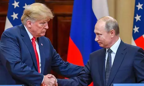 Photo of Trump,  Putin