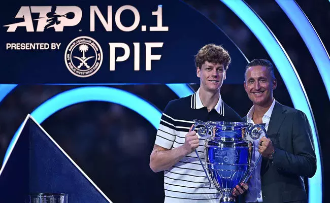 ಎಟಿಪಿ ವಿಶ್ವದ ನಂ.1 ರ‍್ಯಾಂಕಿಂಗ್‌ ಟ್ರೋಫಿ ಜಯಿಸಿದ ಜನ್ನಿಕ್ ಸಿನ್ನರ್