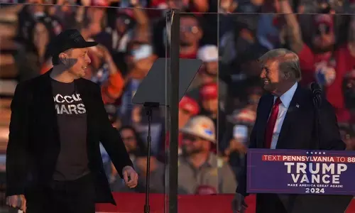 Photo of Trump and Elon Musk