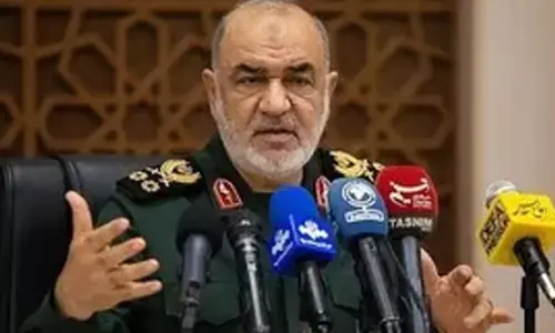 photo of Iranian commander Hossein Salami