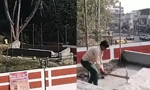 Photo of Mazar illegally built within the premise of Dehradun’s Doon school