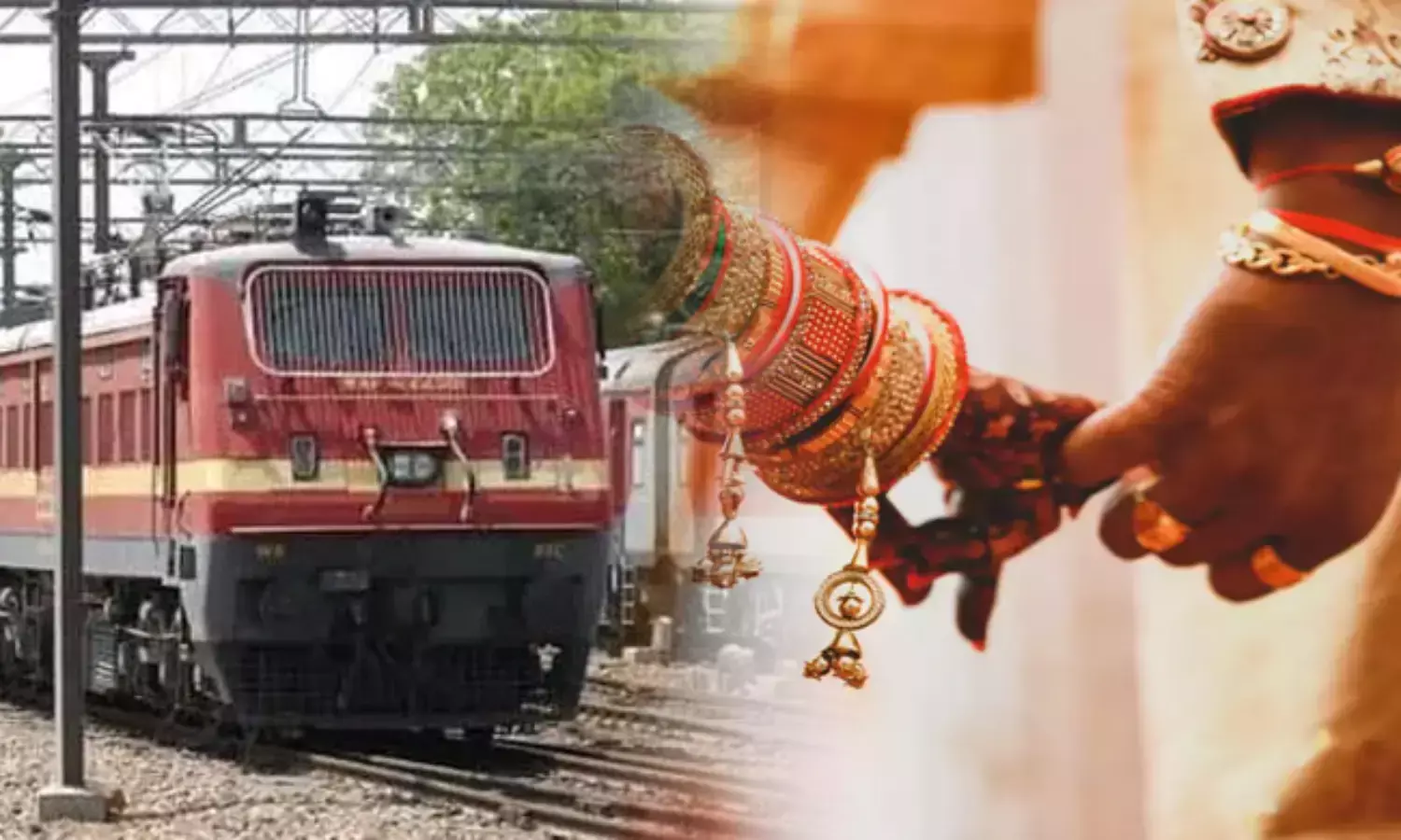 ಮುಹೂರ್ತಕ್ಕೆ ಸರಿಯಾಗಿ ವರನನ್ನು ಕರೆತಂದ ರೈಲು! Photo of train station