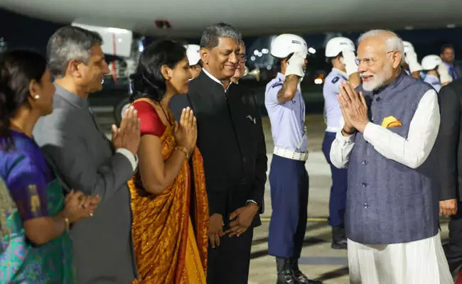 Photo of  welcome to PM Modi in Brazil