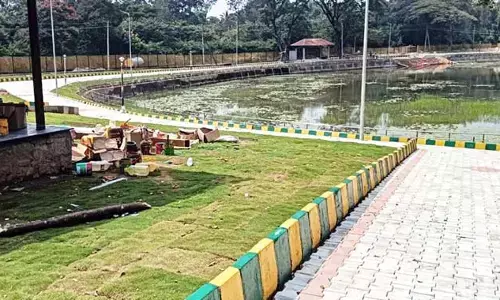 ಕೊಡ್ಲಿಪೇಟೆಯ ನಂದಿಪುರ ಕೆರೆಗೆ ಆಧುನಿಕ ಸ್ಪರ್ಶ