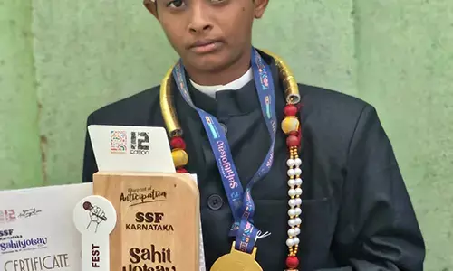 ಎಸ್ಸೆಸ್ಸೆಫ್ ಸಾಹಿತ್ಯೋತ್ಸವ: ಕಲಾ ಪ್ರತಿಭೆಯಾಗಿ ಸಾಹಿಲ್ ದಾವಣಗೆರೆ