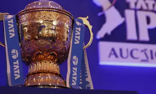 Photo of IPL trophy.