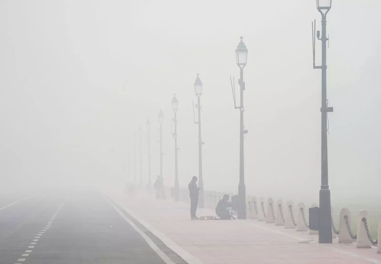 Photo of air pollution in Delhi