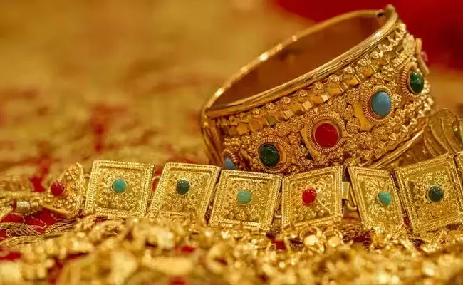 Photo of gold jewellery