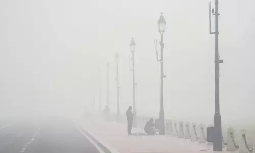 Photo of air pollution in Delhi