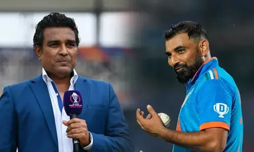 Photo of  Mohammed Shami , Sanjay Manjreka