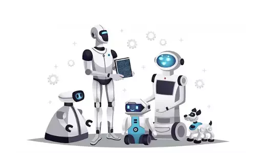 Photo of Robot technology illustration