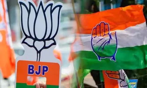 Photo of BJP , CONGRESS FLAG