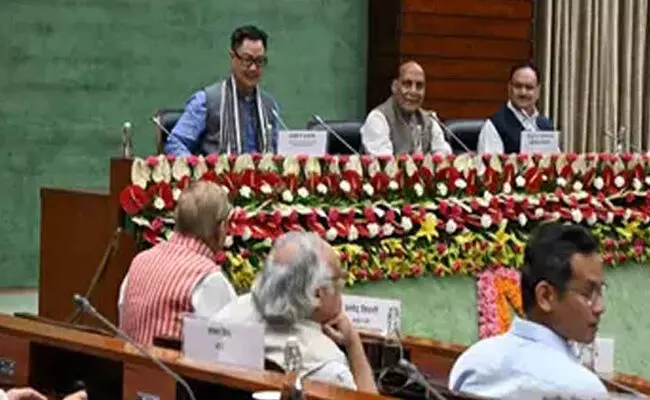 Photo of Kiran Rijiju, Rajnath Singh