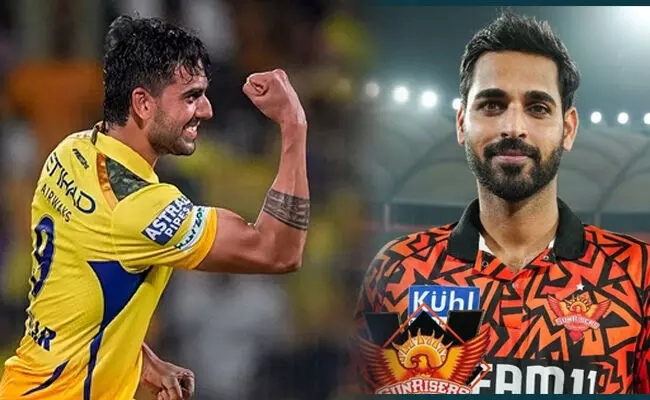 Photo of  Deepak Chahar, Bhuvneshwar Kumar