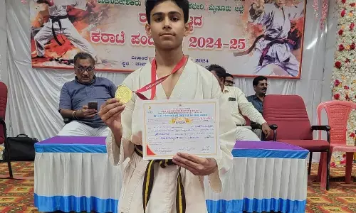 ರಾಜ್ಯಮಟ್ಟದ ಕರಾಟೆ ಸ್ಪರ್ಧೆ: ರಾಹುಲ್ ವಿನಾಯಕ್ ನಾಯ್ಕಗೆ ಪ್ರಥಮ ಸ್ಥಾನ
