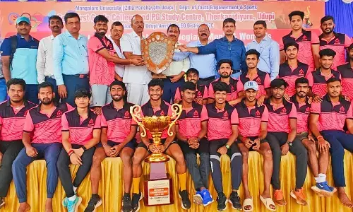 ಮಂಗಳೂರು ವಿವಿ ಅಂತರ ಕಾಲೇಜು ಅತ್ಲೆಟಿಕ್ ಚಾಂಪಿಯನ್‌ಶಿಪ್: ಆಳ್ವಾಸ್‌ಗೆ ಸಮಗ್ರ ಪ್ರಶಸ್ತಿ