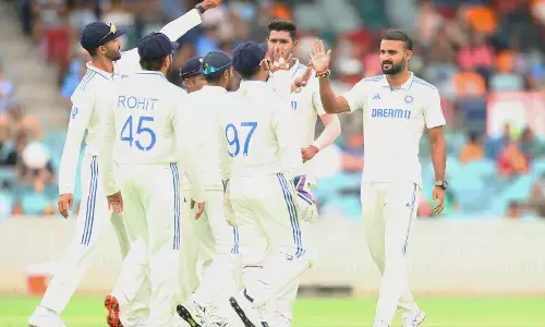 ಭಾರತ-ಆಸ್ಟ್ರೇಲಿಯ ಅಭ್ಯಾಸ ಪಂದ್ಯ | ಹರ್ಷಿತ್ ರಾಣಾ ಬೌಲಿಂಗ್‌ ದಾಳಿಗೆ ತತ್ತರಿಸಿದ ಆಸ್ಟ್ರೇಲಿಯ ಪ್ರೈಮ್ ಮಿನಿಸ್ಟರ್ ಇಲೆವೆನ್