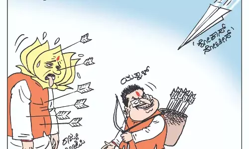 ಛೂ ಬಾಣ | ಪಿ. ಮಹಮ್ಮದ್ ಕಾರ್ಟೂನ್