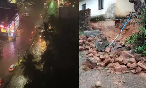 ಫೆಂಗಲ್ ಚಂಡಮಾರುತದ ಪರಿಣಾಮ: ಮಂಗಳೂರಿನಲ್ಲಿ ಮುಂದುವರಿದ ಮಳೆಯ ಅಬ್ಬರ