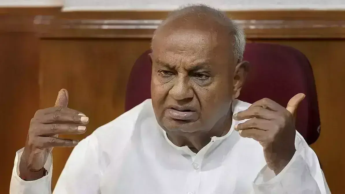 Photo of H.D.Deve Gowda