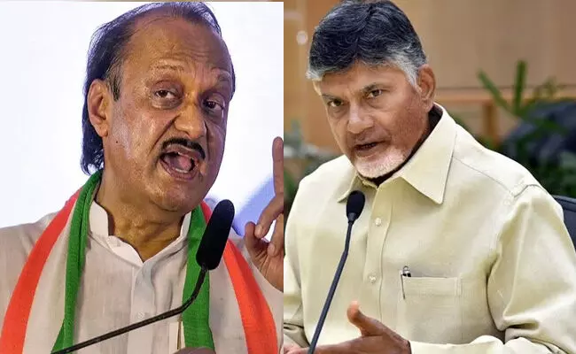Ajit Pawar, Chandrababu Naidu