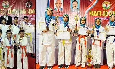 ರಾಷ್ಟ್ರೀಯ ಮಟ್ಟದ ಕರಾಟೆ ಚಾಂಪಿಯನ್‌ಶಿಪ್: ಬರಕಾ ಶಾಲೆಗೆ ಸಮಗ್ರ ಪ್ರಶಸ್ತಿ