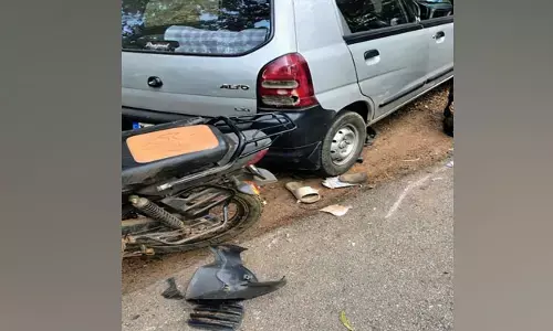 ರಿಪ್ಪನ್‌ ಪೇಟೆ | ಕಾರು-ಬೈಕ್ ನಡುವೆ ಭೀಕರ ರಸ್ತೆ ಅಪಘಾತ : ಓರ್ವ ಮೃತ್ಯು, ಮತ್ತೋರ್ವ ಗಂಭೀರ